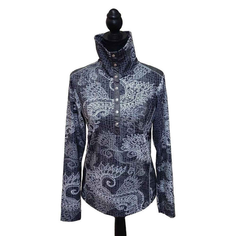 Daily Sports Long Sleeve Half Button Turtleneck Pullover Workout Jacket